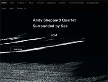 Tablet Screenshot of andysheppard.co.uk